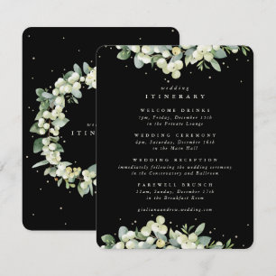 Carte D'accompagnement Itinéraire de Mariage à bordure de la baie des nei