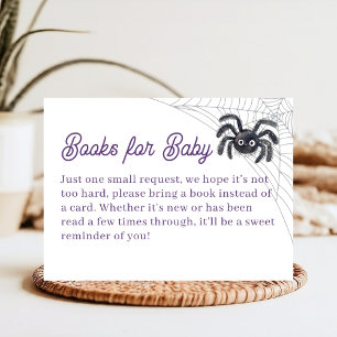 Carte D'accompagnement Itsy Bitsy Spider Livres Éffrayants d'Halloween po