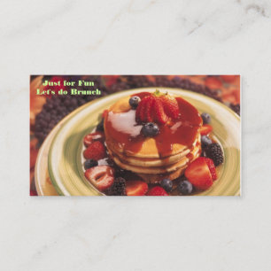 Carte D'accompagnement j0182703, Juste pour le plaisir Faisons Brunch