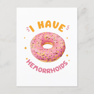 Carte D'accompagnement J'ai des hémorroïdes