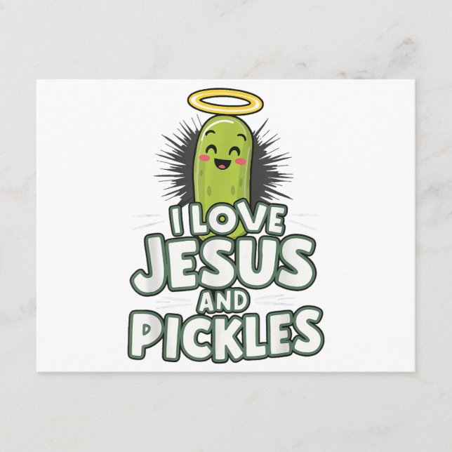 Carte D'accompagnement J'Aime Jésus Et Les Piquettes (Devant)