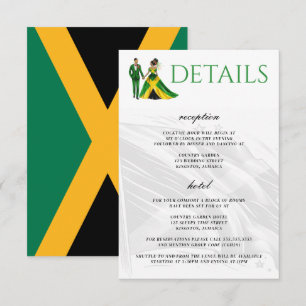 Carte D'accompagnement Jamaïque Couple