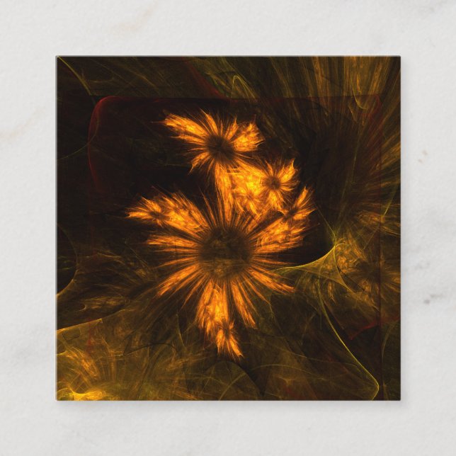 Carte D'accompagnement Jardin mystique Art Abstrait (Devant)