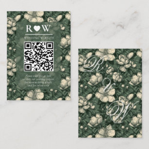 Carte D'accompagnement Jardinières Luxueuses Accent De Verdure Mariage