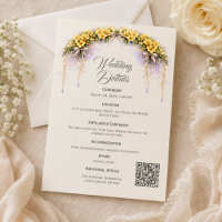 Jaune Canari Freesia Romantique Floral Mariage