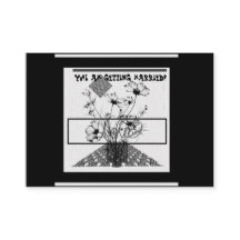 Je me marie à la fleur noire et blanche