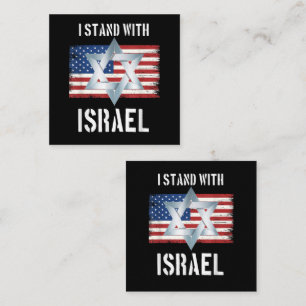 Carte D'accompagnement je suis avec israël