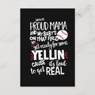 Carte D'accompagnement Je suis une maman fière et mon bébé est sur ce ter