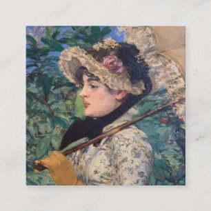 Carte D'accompagnement Jeanne (Printemps) par Édouard Manet