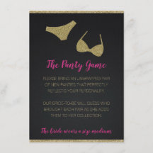 Jeu de la Panty pour Bachelorette et la fête des p