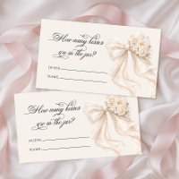 Jeu de mariage Combien de baisers Arc et Perle
