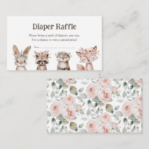 Carte D'accompagnement Jeux de Baby Shower : Tirage au sort des couches '