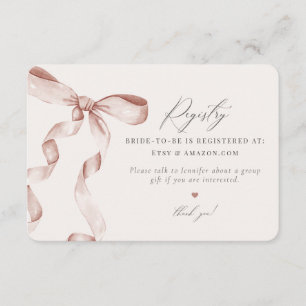 Carte D'accompagnement Joindre le noeud bleu Insérez l'invitation du Regi