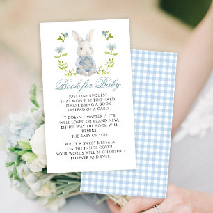 Carte D'accompagnement Joli arc rose en vichy livre pour bébé fille douch