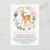 Joli Blush Woodland Deer Livres pour Baby Library