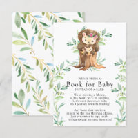 Joli livre de Baby shower de hérisson pour la cart