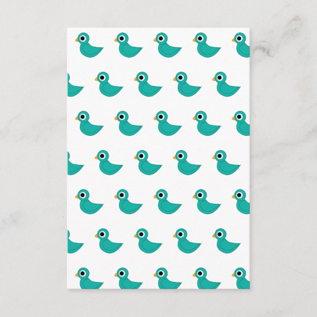 Carte D'accompagnement Joli oiseau bleu (Devant)
