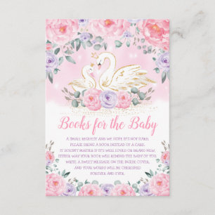 Carte D'accompagnement Joli Swan Princess Shooks for Baby Library
