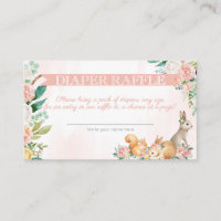 Jolie forêt Bois Animaux Plongeur Raffle