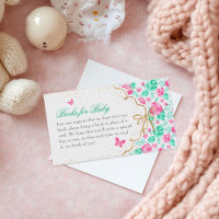Jolie rose rose florale ruban doré Baby shower