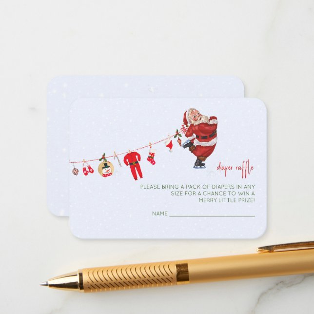 Carte D'accompagnement Jory Little Christmas Baby shower Books (Devant/Arrière en situation)