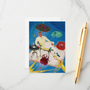 Carte D'accompagnement Joseph Hergesheimer par Florine Stettheimer