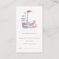 Jote Red Blue Sailboat Baby shower de rouleaux