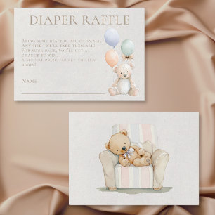 Carte D'accompagnement Jouet de nurserie neutre et doux pour bébé Cadeau