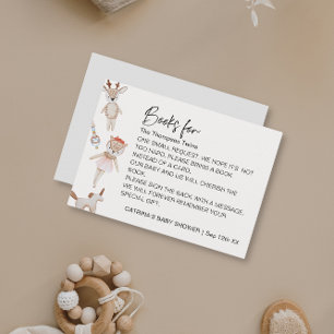 Carte D'accompagnement Jouets bébé Genre Neutre Jumeaux Livre pour bébé