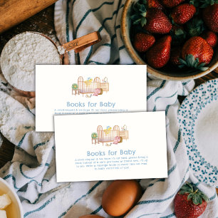 Carte D'accompagnement Jouets de nurserie bleus Livres de petit poulet Ca