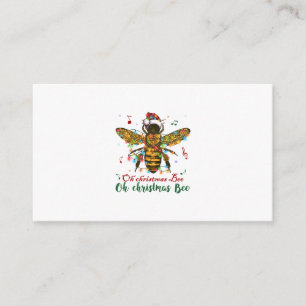 Carte D'accompagnement Joyeux cadeau d'abeilles de Noël