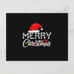 Carte D'accompagnement Joyeux Noël Père Noël Drôle de Famille