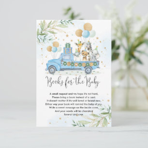 Carte D'accompagnement Jungle Party Animaux Blue Balloons Livres pour béb
