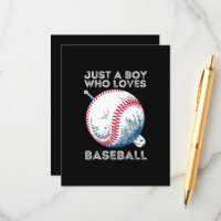 Juste un garçon qui aime le baseball