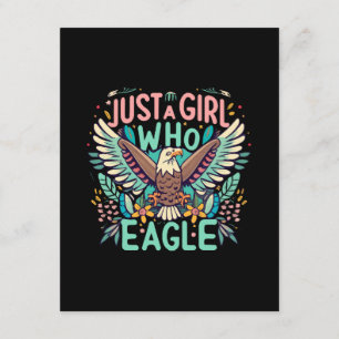 Carte D'accompagnement juste une fille qui aime l'Aigle des Philippines