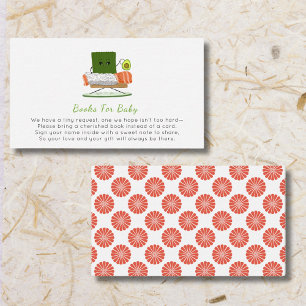 Carte D'accompagnement Kawaii Baby : Livres de roulettes de Sushi et Saum