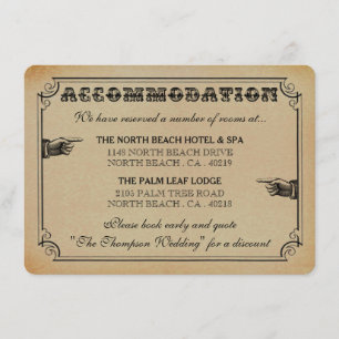 Carte D'accompagnement La collection de Mariages de Steampunk victorienne