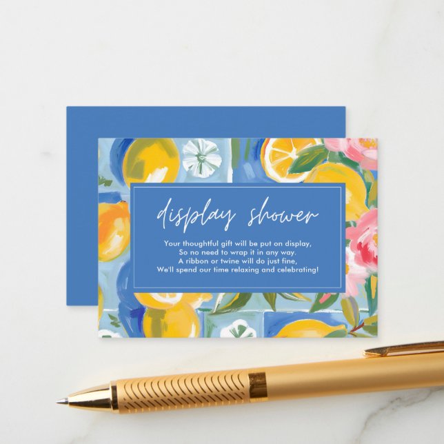 Carte D'accompagnement La dolce vita vitrée Fête des mariées vitrée (Devant/Arrière en situation)