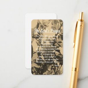 Carte D'accompagnement La prière des seigneurs