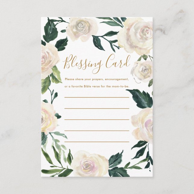 Carte D'accompagnement La prière florale de la Sainte-Mère chrétienne (Devant)