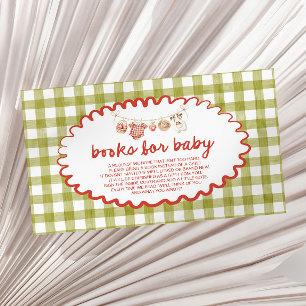 Carte D'accompagnement La Prunelle De Nos Yeux Baby Shower Fantaisiste D'