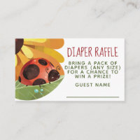 Lady Bug Diaper Raffle