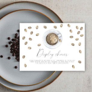 Carte D'accompagnement L'amour brasse la douche nuptiale