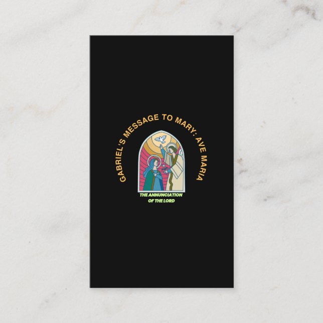 Carte D'accompagnement L'Annonciation du Seigneur (Devant)