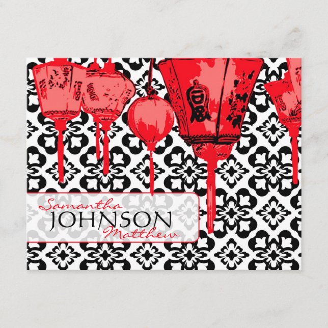 Carte D'accompagnement Lanternes rouges Directions 2 (Devant)