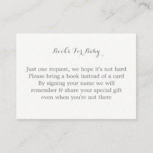 Carte D'accompagnement Lapin Gris Rose Livres Pour Bébé