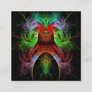 Carte D'accompagnement L'art Abstrait du Carnaval