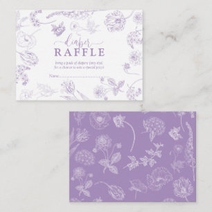 Carte D'accompagnement Lavande vintage Lilac Lavande Flexible Lavande Lav