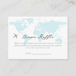 Carte D'accompagnement L'aventure attend le raffle de couches