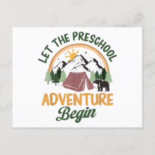 Carte D'accompagnement L'aventure de la maternelle commence Camping Retou